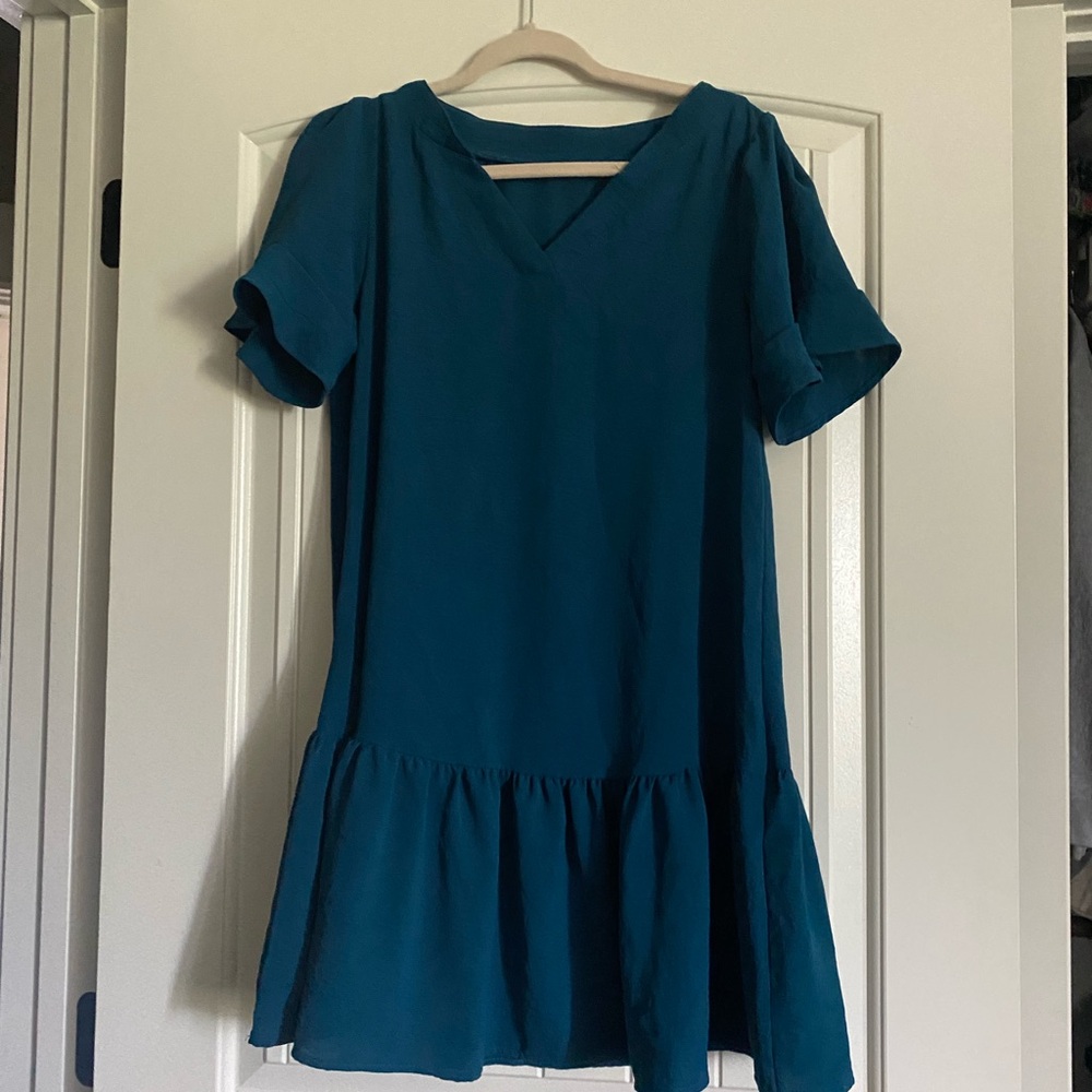 Teal Dress